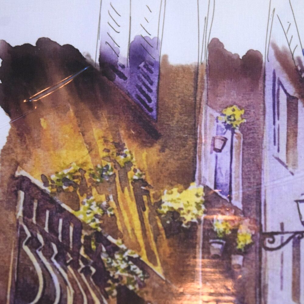 Niel Belgium Street Scene Old World Original Watercolor Painting Victor Kiritea - Picture 6 of 6